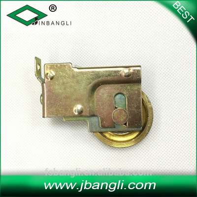 Africa market sliding aluminium window roller copper window roller single metal pully for Kenya